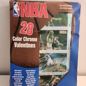 1999 NBA Chrome Valentines NBA stickers. Box is factory sealed.